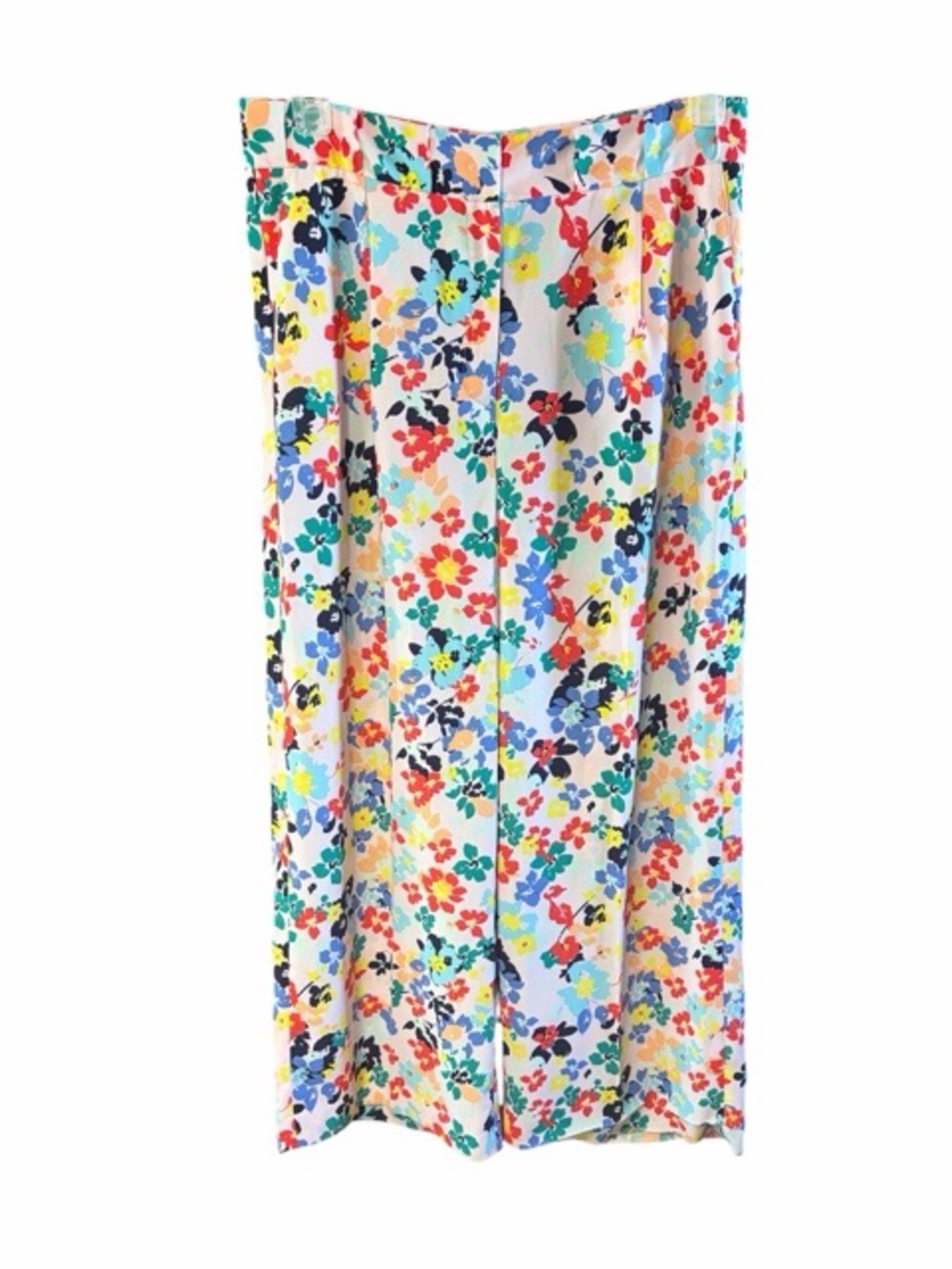 Halogen X Atlantic-Pacific Pink Floral Wide Leg Pants